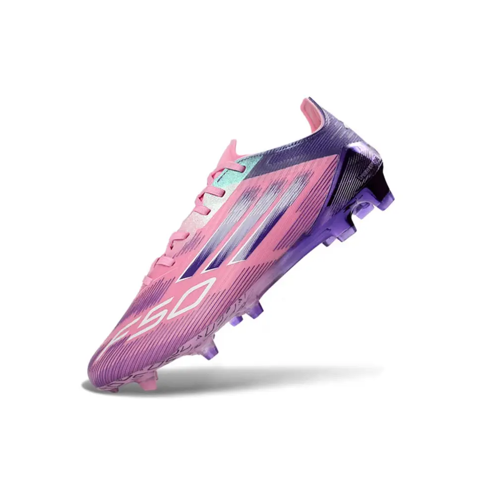 Crampons Adidas F50 Rose et violette