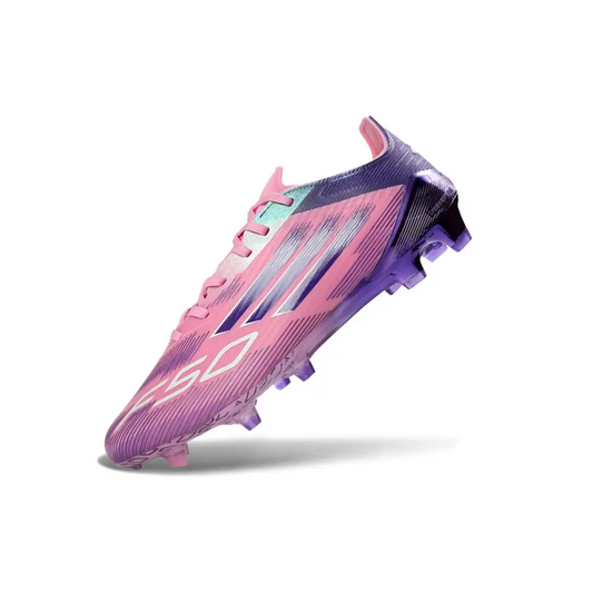Crampons Adidas F50 Rose et violette