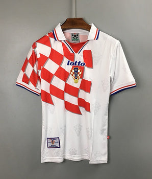 Croatie Domicile Retro 1998 - Domicile / S - Vêtements de sport