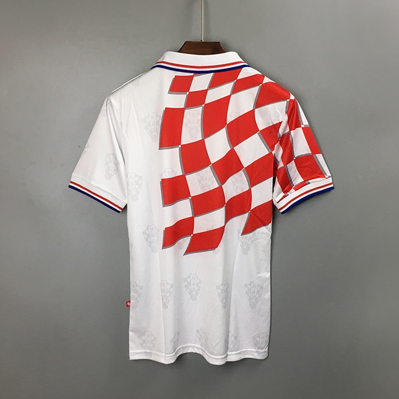 Croatie Domicile Retro 1998 - Vêtements de sport