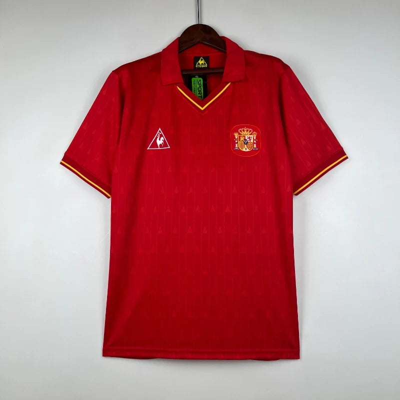 Espagne Retro Domicile 1988 - Vêtements de sport