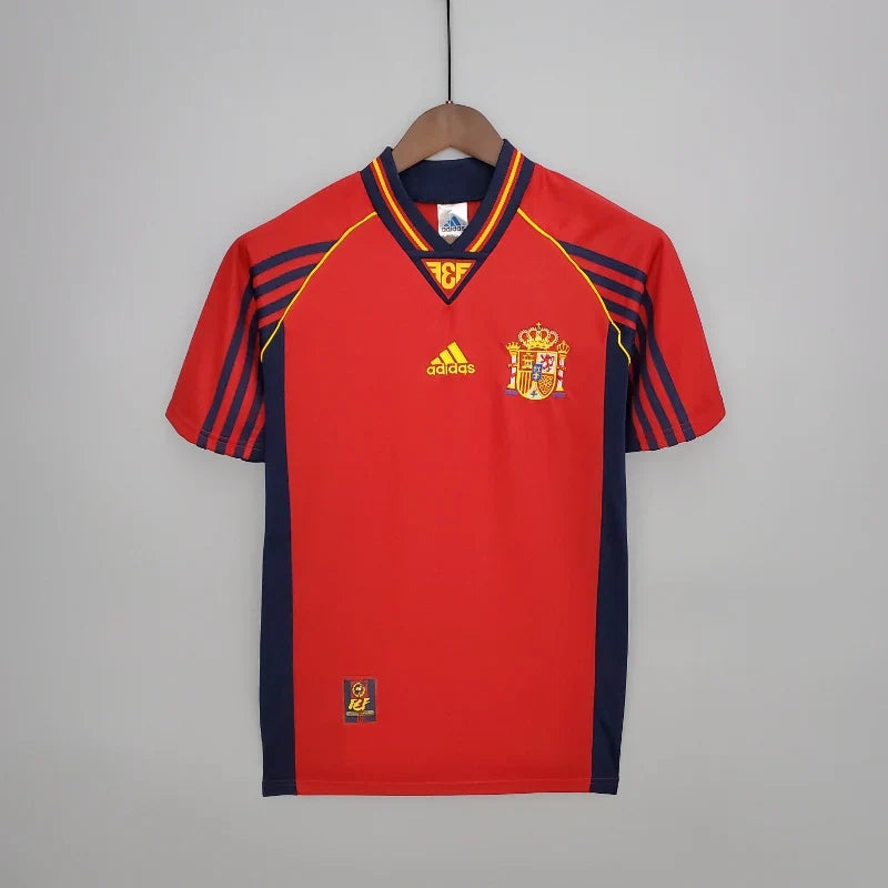 Espagne Retro Domicile 1998 - Vêtements de sport