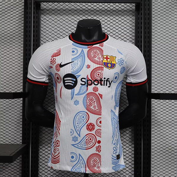 FC Barcelone Blanc & Bleu 2024/2025 - Extérieur / S - Vêtements de sport