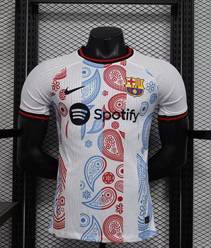 FC Barcelone Blanc & Bleu 2024/2025 - Extérieur / S - Vêtements de sport