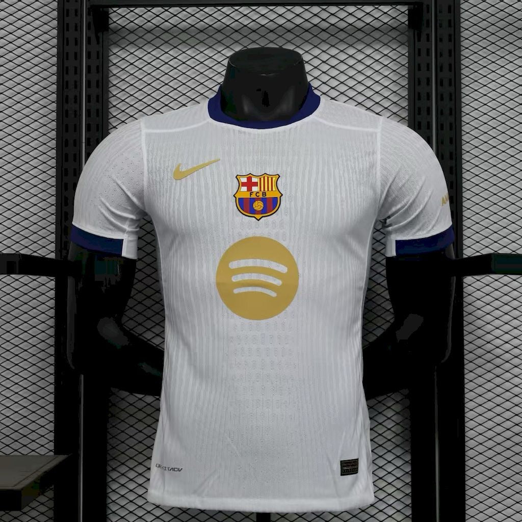 FC Barcelone Blanc Version Joueur 2024/2025 - Extérieur / S - Vêtements de sport