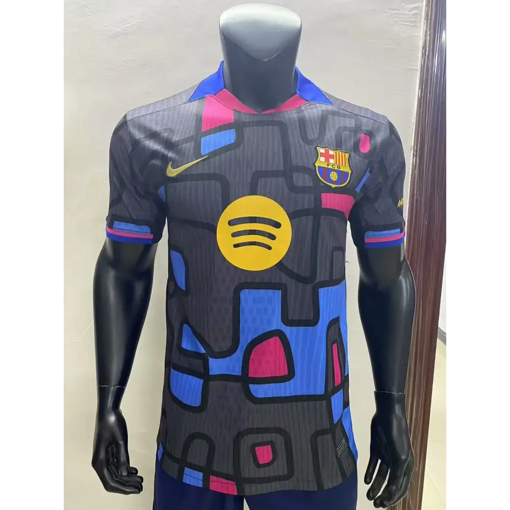 FC Barcelone Concept Noir & Rouge Version Joueur 2025/2026 - Vêtements de sport