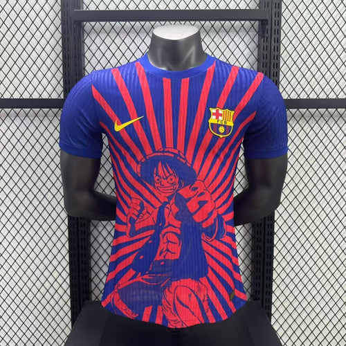 FC Barcelone Domicile Luffy Version Joueur 2025/2026 - Vêtements de sport