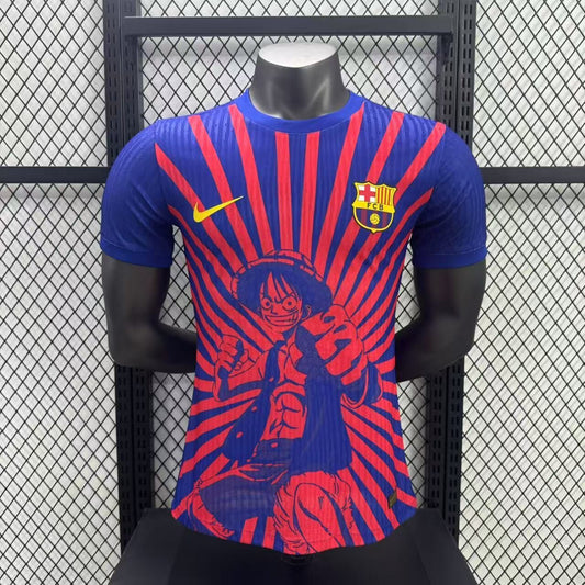 FC Barcelone Domicile Luffy Version Joueur 2025/2026 - Vêtements de sport