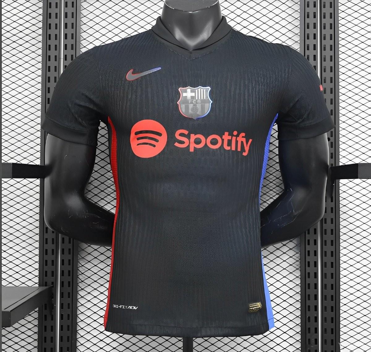 FC Barcelone Extérieur 2024/2025 - Version Joueur ( + 5€) / S - Vêtements de sport