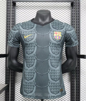 FC Barcelone Gris Version Joueur 2024/2025 - Extérieur / S - Vêtements de sport