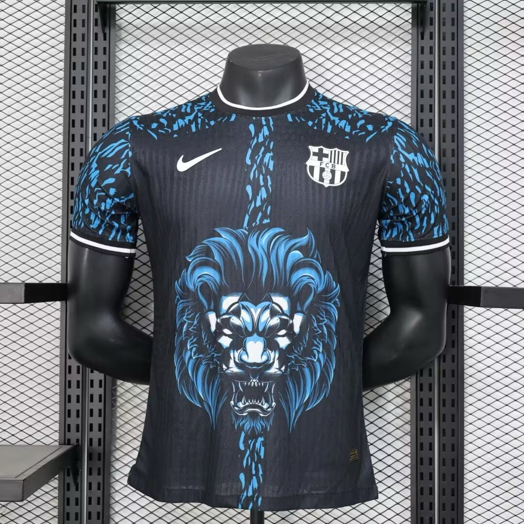 FC Barcelone Lion noir & bleu 2024/2025 - Extérieur / S - Vêtements de sport