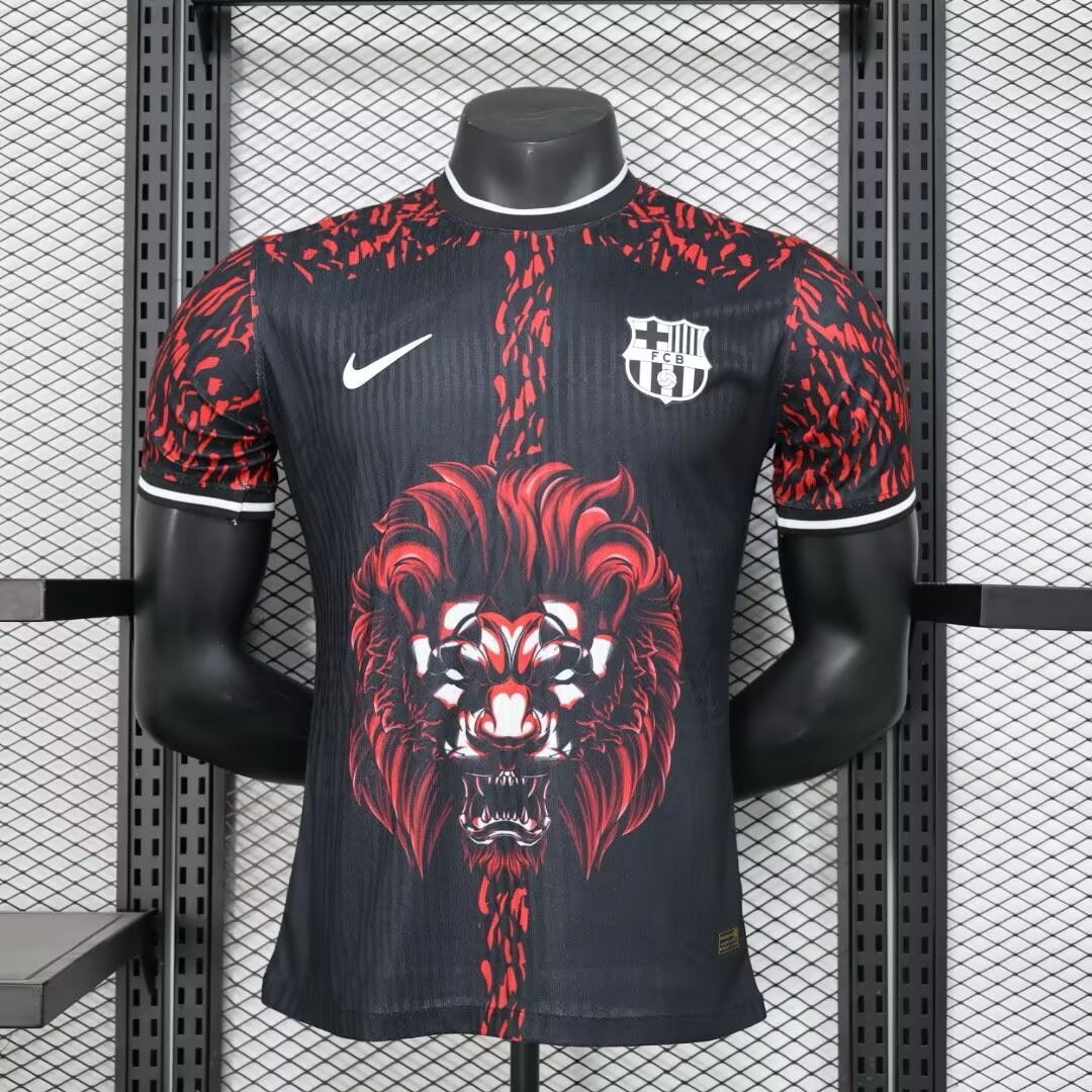 FC Barcelone Lion noir & rouge 2024/2025 - Extérieur / S - Vêtements de sport