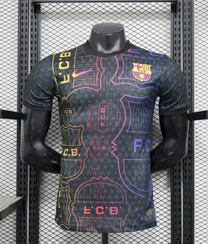 FC Barcelone Noir 2025/2026 - Extérieur / S - Vêtements de sport