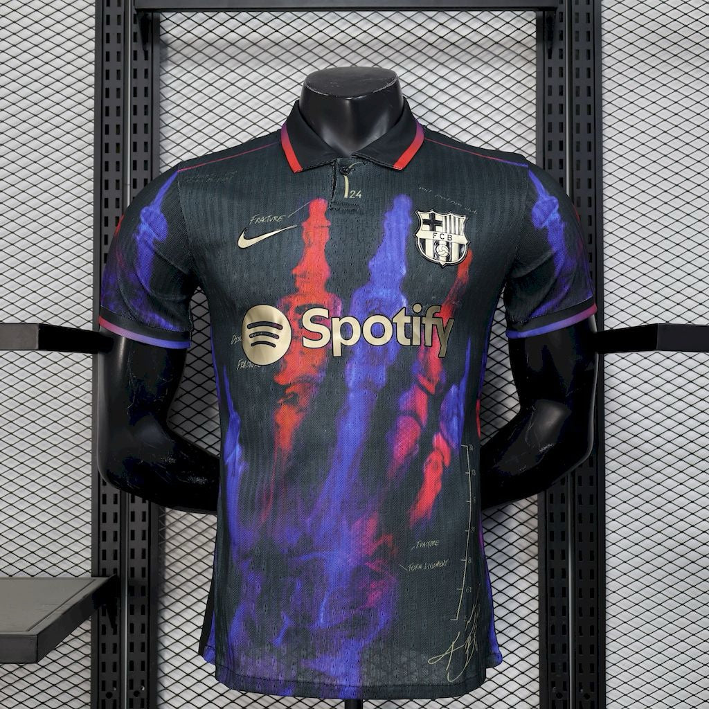 FC Barcelone Noir & Rouge 2024/2025 - Extérieur / S - Vêtements de sport