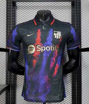 FC Barcelone Noir & Rouge 2024/2025 - Extérieur / S - Vêtements de sport