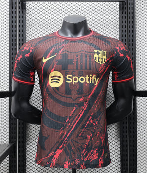 FC Barcelone Noir & Rouge 2024/2025 - Extérieur / S - Vêtements de sport