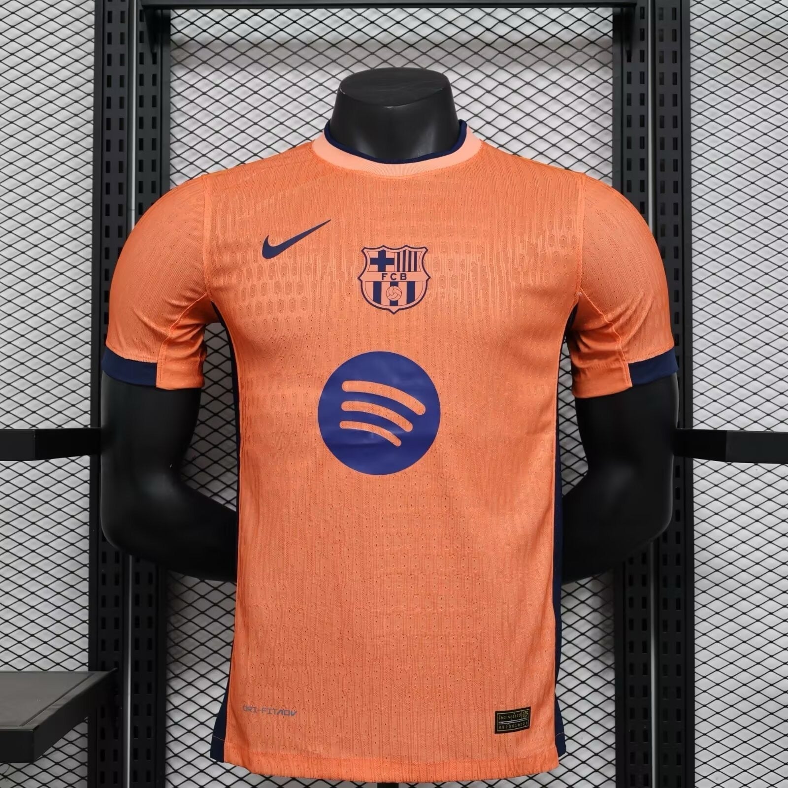 FC Barcelone Orange & Bleu 2024/2025 - Extérieur / S - Vêtements de sport