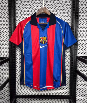 FC Barcelone Retro Domicile 2004/2005 - Retro / S - Vêtements de sport