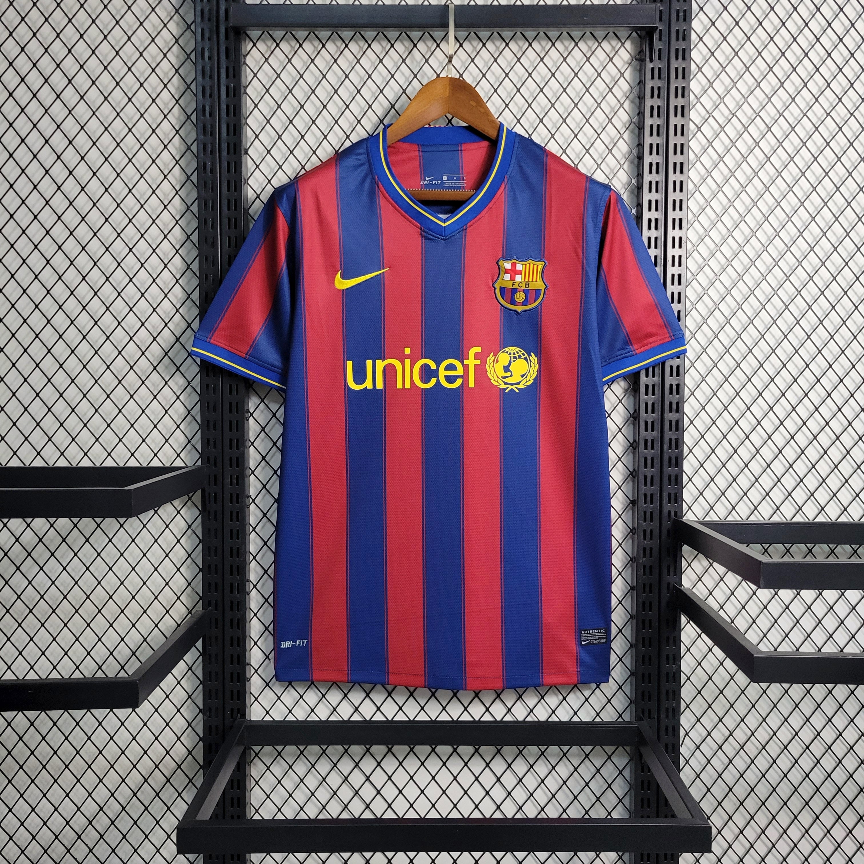 FC Barcelone Retro Domicile 2009/2010 - Retro / S - Vêtements de sport