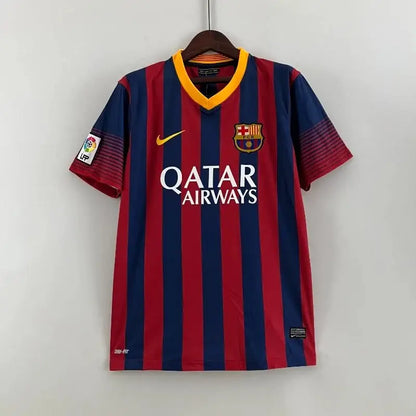FC Barcelone Retro Domicile 2013/2014 - Retro basique / S - Vêtements de sport