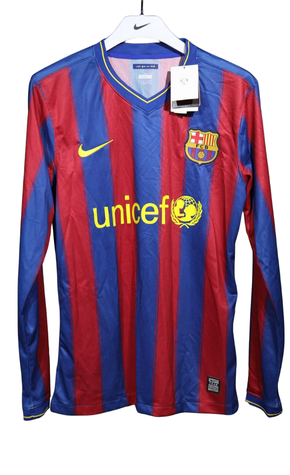 FC Barcelone Retro Domicile Manches Longues 2009/2010 - Vêtements de sport