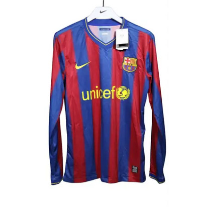 FC Barcelone Retro Domicile Manches Longues 2009/2010 - Vêtements de sport
