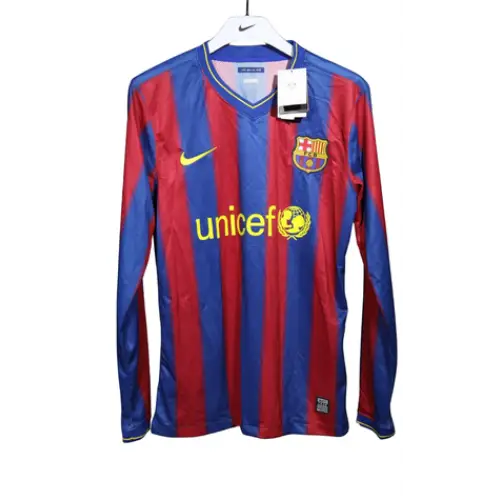 FC Barcelone Retro Domicile Manches Longues 2009/2010 - Vêtements de sport