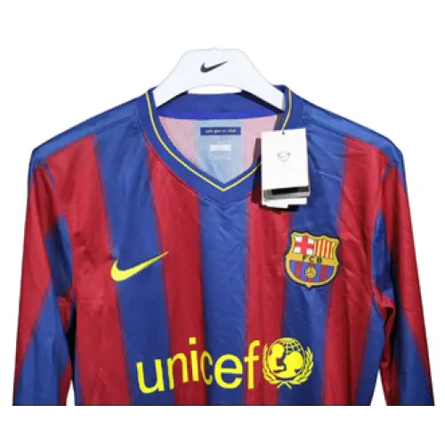 FC Barcelone Retro Domicile Manches Longues 2009/2010 - Vêtements de sport