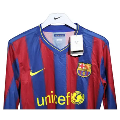 FC Barcelone Retro Domicile Manches Longues 2009/2010 - Vêtements de sport