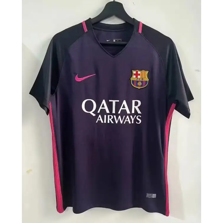 FC Barcelone Retro Extérieur 2016/2017 - Retro basique / S - Vêtements de sport