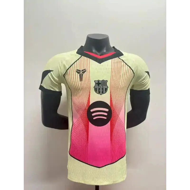 FC Barcelone Spécial Edition Jaune/Rose Version Joueur 2025/2026 - Vêtements de sport