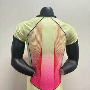FC Barcelone Spécial Edition Jaune/Rose Version Joueur 2025/2026 Vêtements de sport