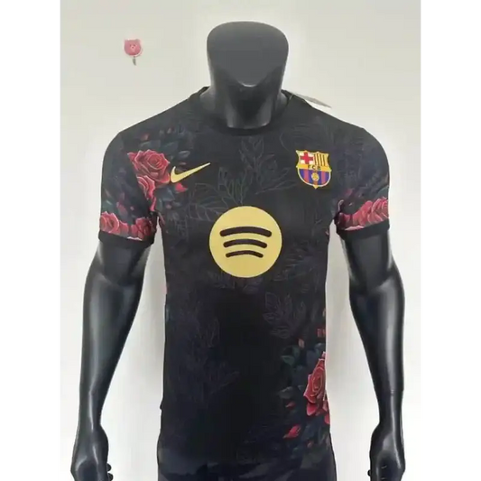 FC Barcelone Version Joueur Spécial Edition Noir 2025/2026 Vêtements de sport