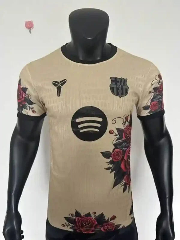 FC Barcelone Version Joueur Spécial Edition Or 2025/2026 Vêtements de sport