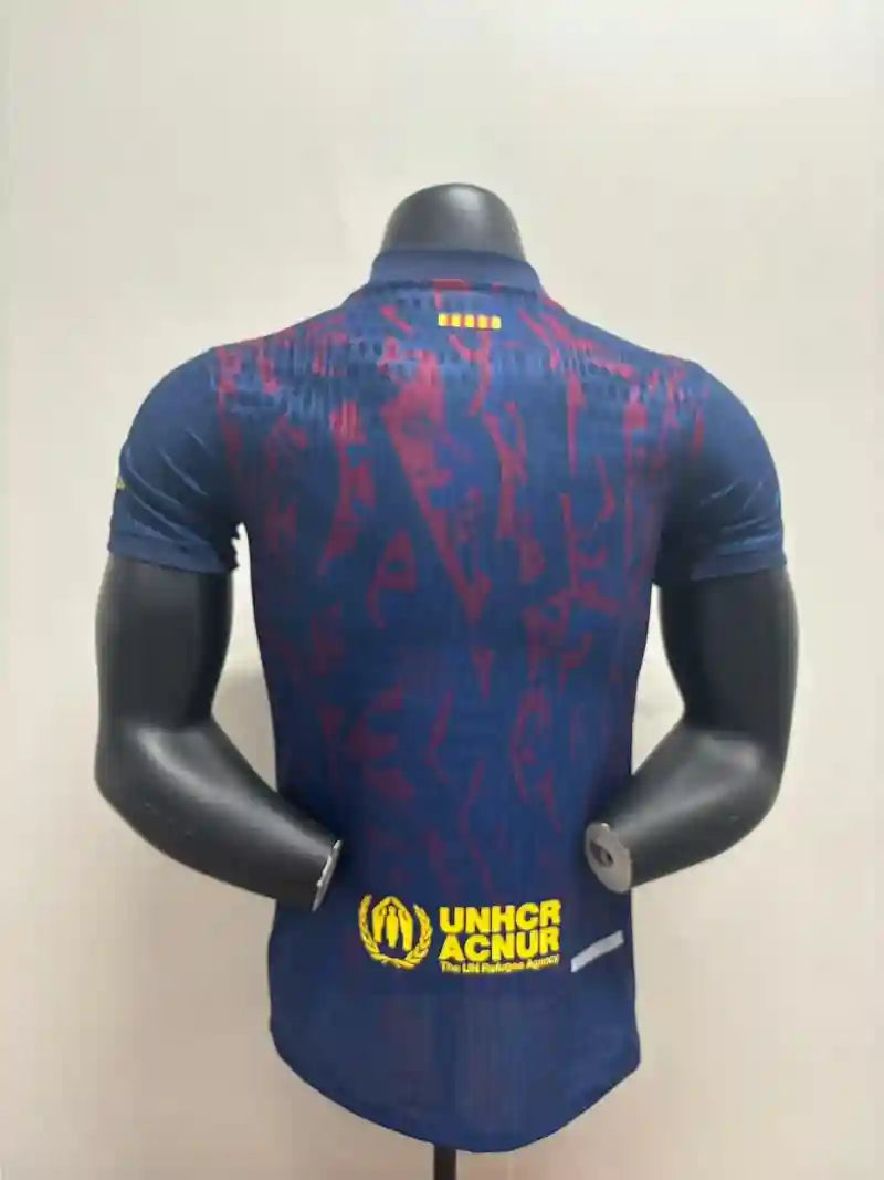 FC Barcelone Version Joueur Spécial Edition Rouge/Bleu 2025/2026 Vêtements de sport