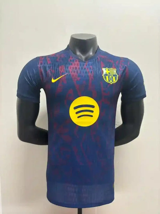 FC Barcelone Version Joueur Spécial Edition Rouge/Bleu 2025/2026 Vêtements de sport