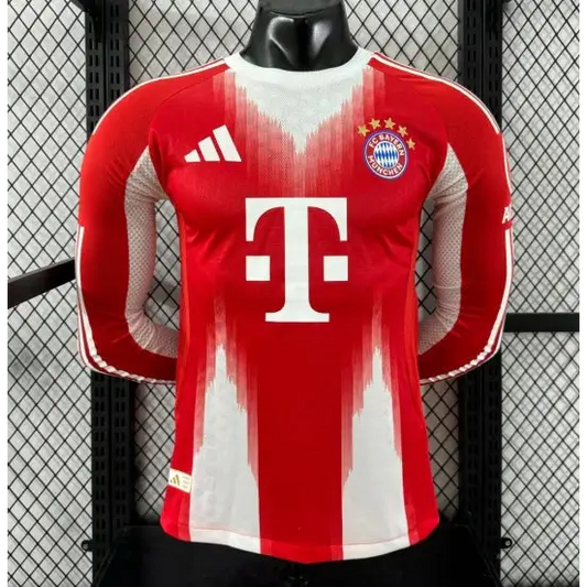 FC Bayern Munich Domicile Manches Longues Version Joueur 2025/2026 - L #MWS Options 1 - Vêtements de sport