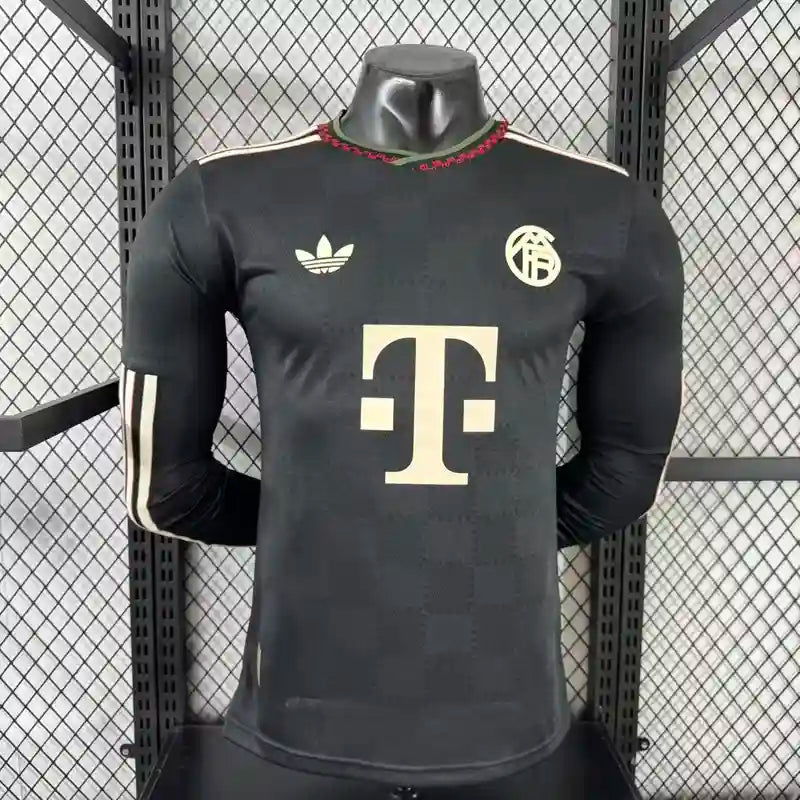 FC Bayern Munich Exterieur 2 Version joueur Manches Longues 2025/2026 Vêtements de sport