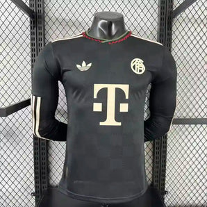 FC Bayern Munich Exterieur 2 Version joueur Manches Longues 2025/2026 Vêtements de sport
