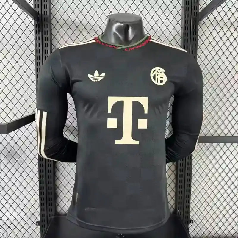 FC Bayern Munich Exterieur 2 Version joueur Manches Longues 2025/2026 Vêtements de sport