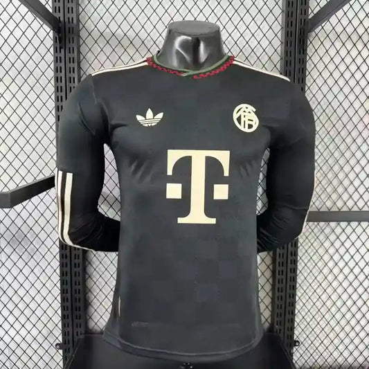 FC Bayern Munich Exterieur 2 Version joueur Manches Longues 2025/2026 Vêtements de sport