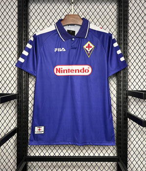 Fiorentina Domicile Retro 1998/1999 - Retro / S - Vêtements de sport