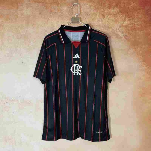 Flamengo Extérieur Noir 2025/2026 - Vêtements de sport