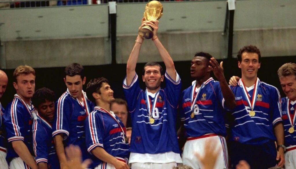 France Home Blue World Cup 1998 Jersey