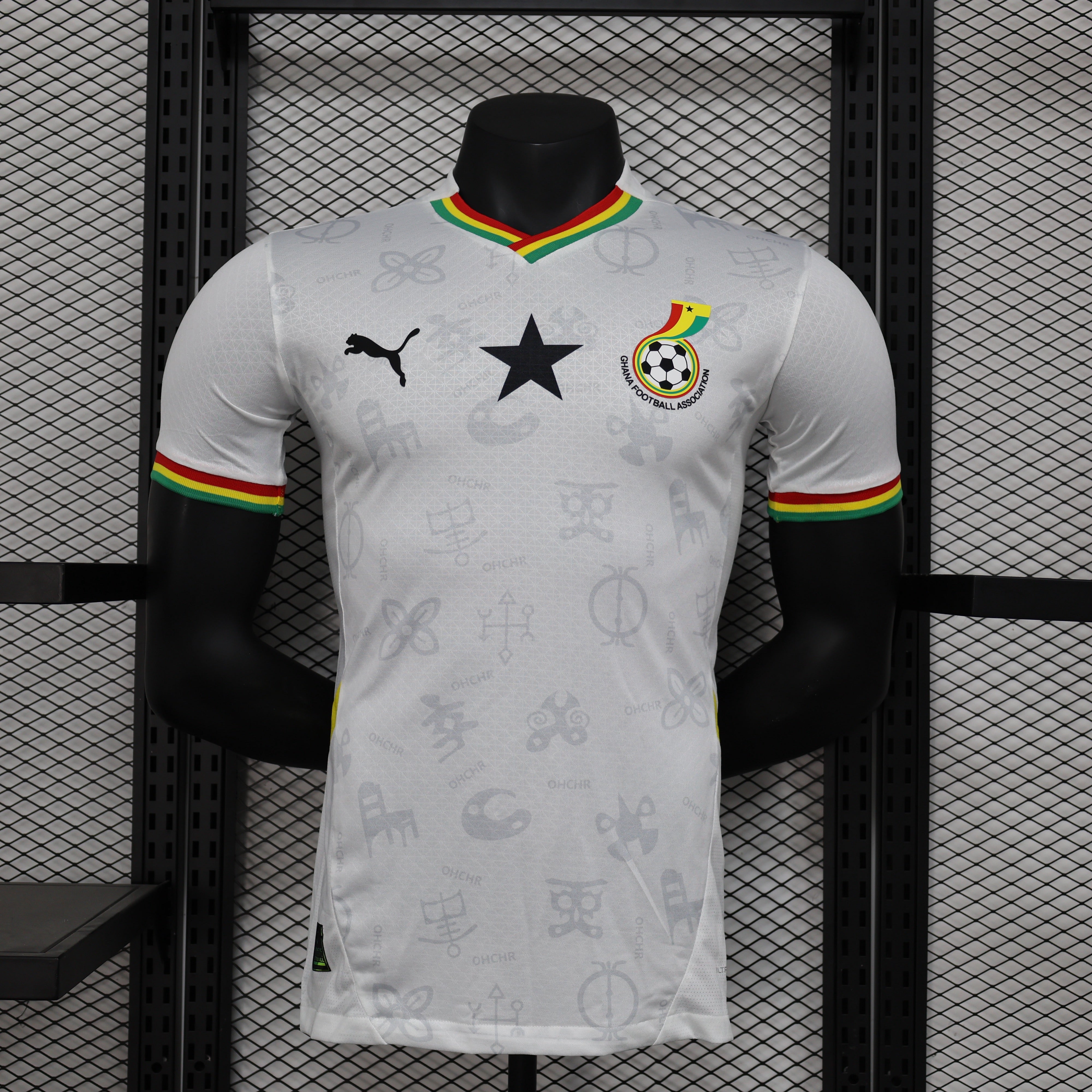 Ghana Domicile 2024/2025 - Version Joueur ( + 5€) / S - Vêtements de sport