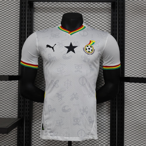 Ghana Domicile 2024/2025 - Version Joueur ( + 5€) / S - Vêtements de sport