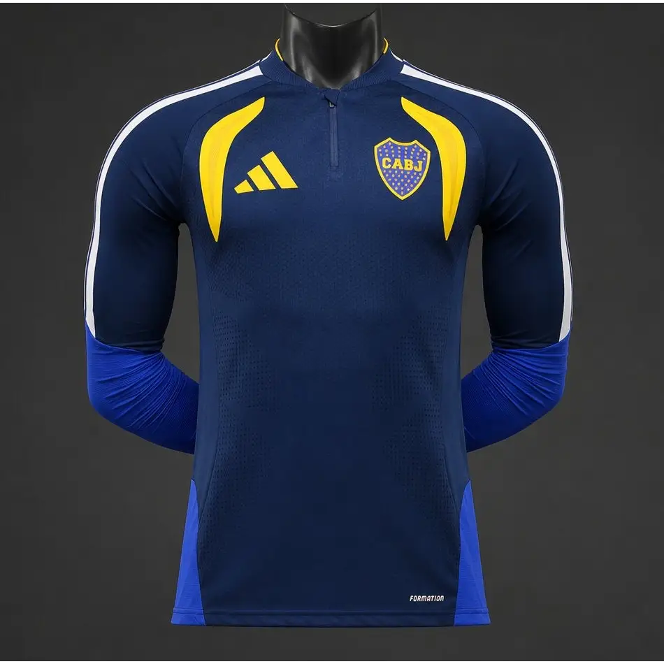 Haut de Survetement Boca Junior Domicile Version Joueur 2026 - Vêtements de sport