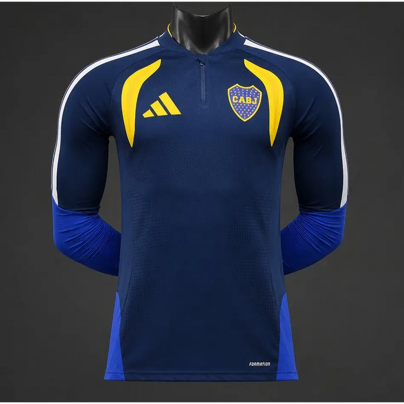 Haut de Survetement Boca Junior Domicile Version Joueur 2026 - Vêtements de sport