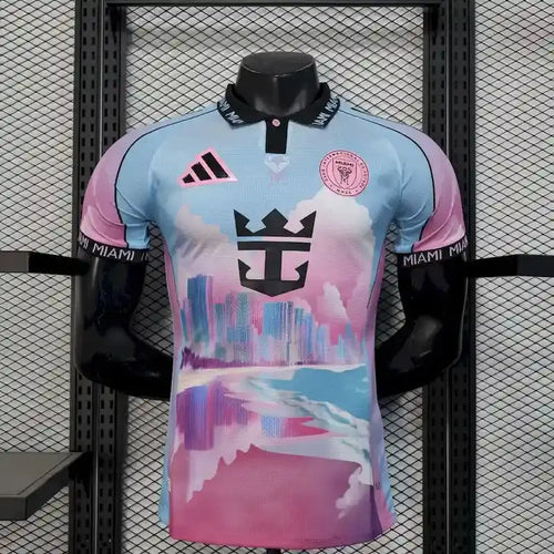 Inter Miami CF Edition Bleu/Rose Version Joueur 2025/2026 - Vêtements de sport