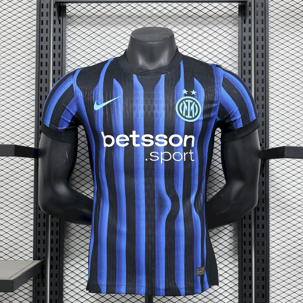 Inter Milan Domicile Version Joueur 2025/2026 - Domicile / S - Vêtements de sport